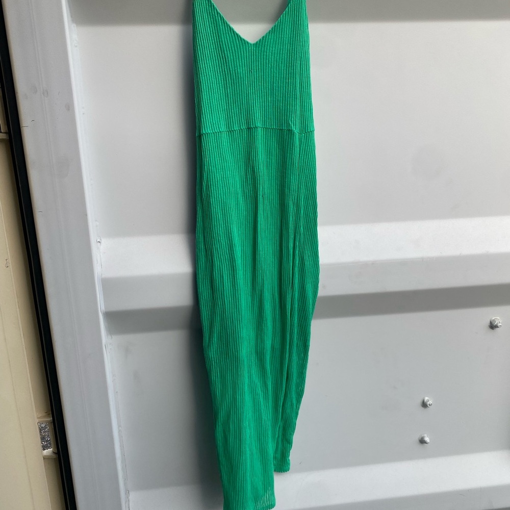 Express Vibrant Green dress